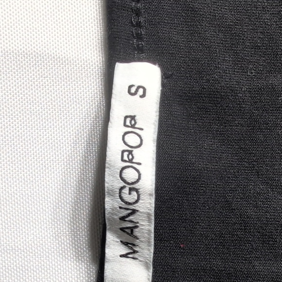 Mangopop Black Long Sleeve Bodysuit Size Small - Picture 4 of 5